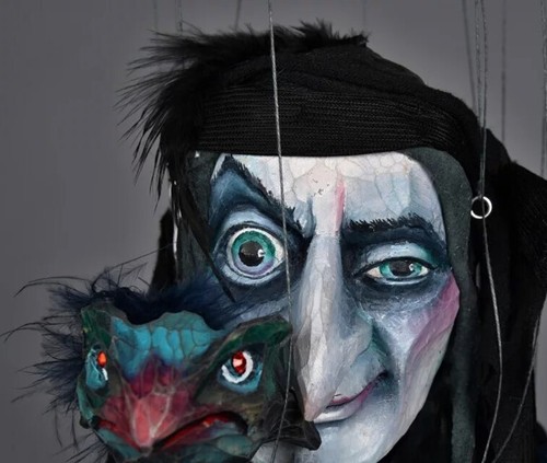 Czech folk art marionette - czech,