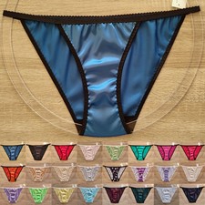Damen Tanga Slip - Satin