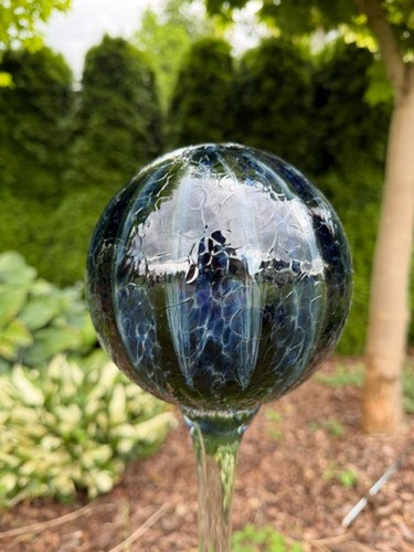 Optische glaskugel blau 15cm - optische,