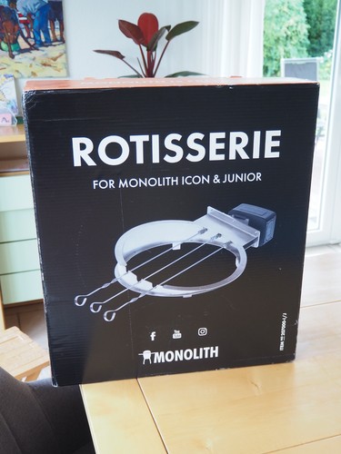 Rotisserie monolith grill - rotisserie,