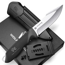 Gebraucht: Wolfgangs W2 Outdoor Messer Klinge Fulltang D2 Jagdmesser Bushcraft