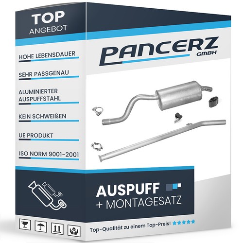 Komplette auspuffanlage für - auspuffanlage,