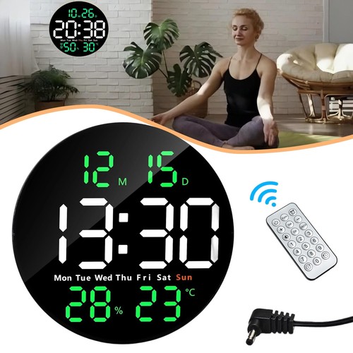Led wanduhr digitaluhr - 10, zoll