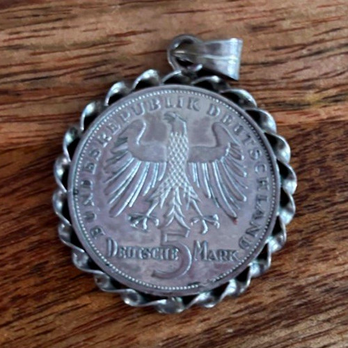 Deutsche mark münzanhänger - deutsche,