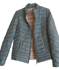 Damen dänische leichte Daunen  Marken Steppjacke Gr.38 hellblau, Top Zustand