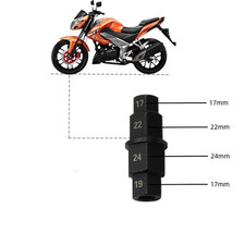 Motorrad 17 19 22 24mm