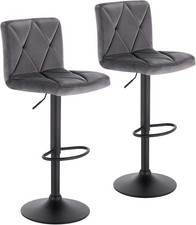 Barhocker Drehbar 360° Samt