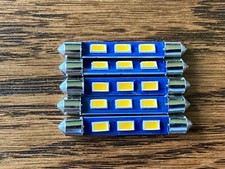 5 New Warm White 43mm Festoon