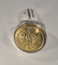 Tribal Spirit Ring Silber 925 Siegelring Kaiserzeit Uniformknopf 53 Unikat 399