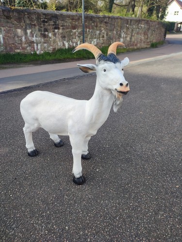 Ziegenbock gartenfigur - ziegenbock,