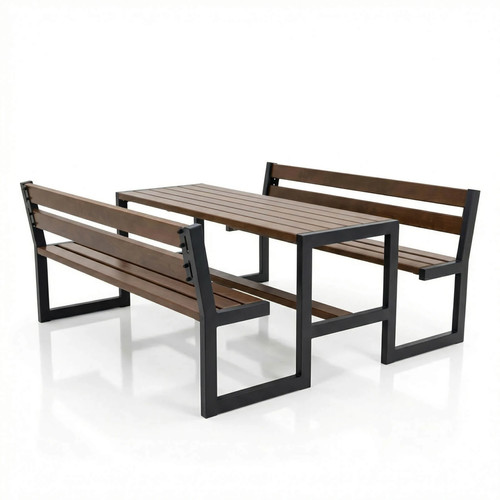 Picknicktisch set mit - picknicktisch,