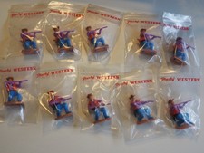 10 x Plasty Western Cowboy im
