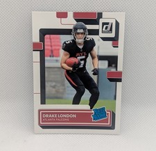 2022 Panini Donrus Rated Rookie Drake London #245 Atlanta Falcons RC NFL Card