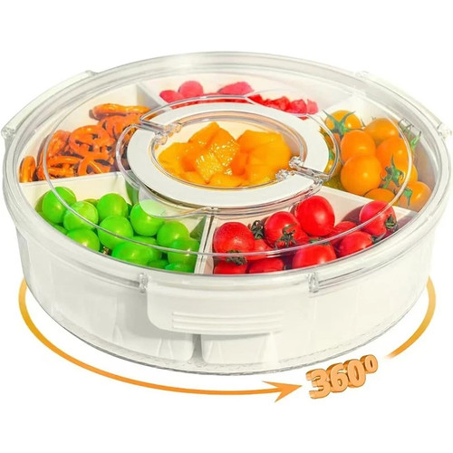 Runde snackbox drehbar - runde,
