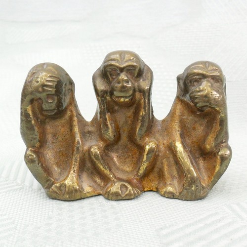 Schwere massive messing figur - schwere,