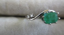 Smaragdring mit zwei - smaragdring,