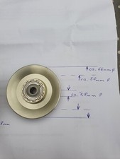 Seilrolle,Umlenkrolle 4 Stück mit Lager. Eloxiert. 