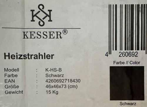 Kesser heizstrahler gas ke12 - heizstrahler,