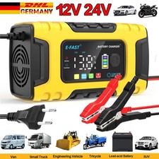 12V/24V 10A Intellige Auto Batterieladegerät LiFePO4 Vollautomatisches Reparatur