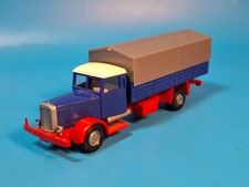 Wiking 1:87 / H0 Hanomag HD5N Pritschen-​​​​​​LKW ultramarinblau