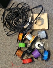 Konvolut Kabellitze Litze etc mit Karton ca 6 Kg