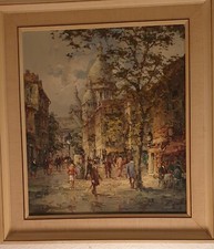 Ölgemälde Horst Miesler 33,5x39-46x50,5