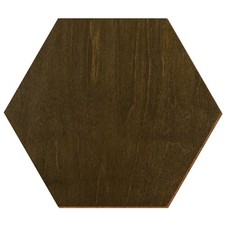 Holz Hexagon Haselnuss