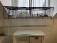 Nagerheim, Kleintierheim, Nagerterrarium von Dehner verstellbare Etagen aus Holz