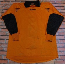 Adidas Lehmann Fußballtrikot Nolel Torhüter Vintage Hergestellt IN England (442)