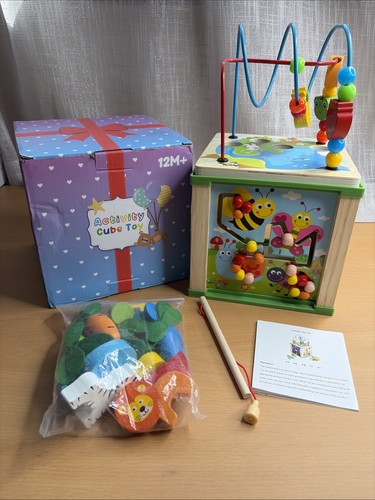 Holzspielzeug activity cube - activity,