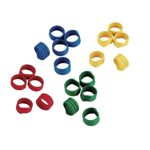 100x hühnerringe spiralringe - 100x,