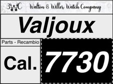 NOS [ 1X ] ETA Valjoux Cal. 7730 spare parts watch vintage