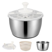 Salatschleuder Edelstahl Salad