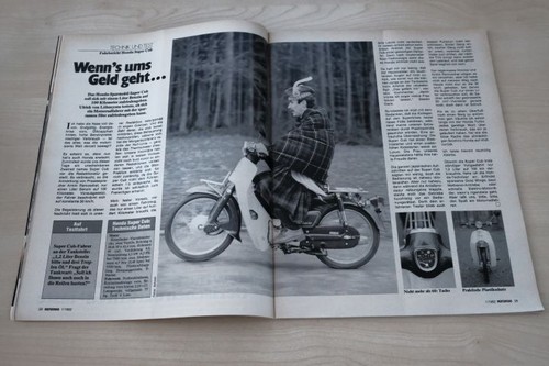 Motorrad 1982 honda super - motorrad, 01/1982