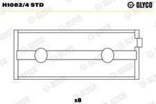 GLYCO Kurbelwellenlager