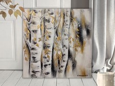 BIRKEN MIT GLITZERBLÄTTERN