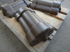 1 x Jacobi Firstanfang Firstziegel braun F6V  Ton Dachziegel unbenutzt