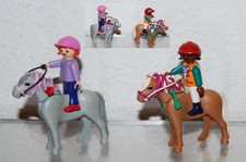Playmobil Ponys teils geschmückt Mädchen