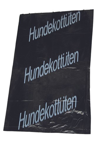 Hundekotbeutel schwarz 1000