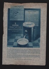 BERLIN, Prospekt 1941, Siemens-Schuckertwerke AG Protos Wäscheschleuder
