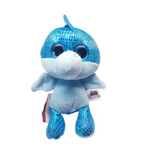 NICI Glubschi Dragon Drache Jet-Jet Plüschtier Kuscheltier Blau ca 20  cm