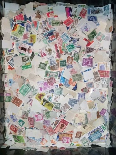 1kg briefmarken - 1kg,