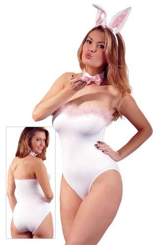 Bunny set weiss und rosa - rosa,