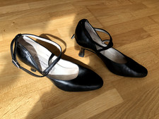 Tangoschuhe / Tanzschuhe von Werner Kern, Größe 4 (36,5), schwarzes Leder