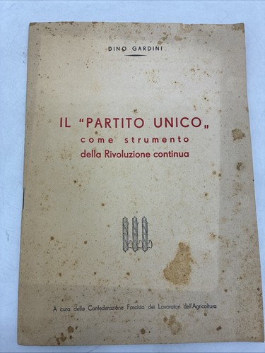 Dino gardini die einpartei - -,