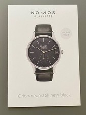 Nomos Glashütte Prospekt Orion neomatik new black Neuheit 2024