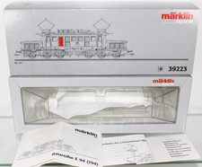 Märklin 39223 OVP Leerkarton mit allen Papieren E-Lok BR 194 158-2 dt. Krokodil