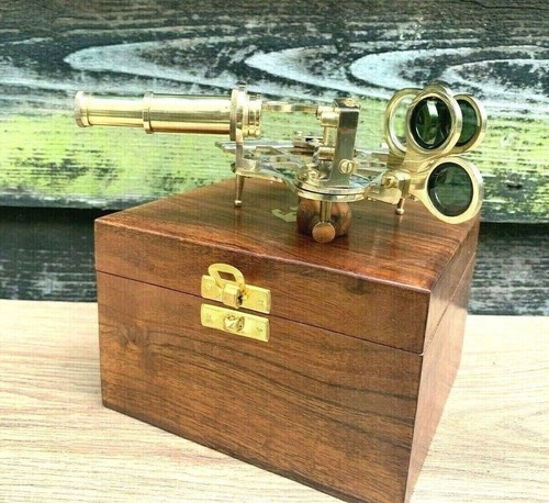 Antik messing maritim sextant - maritim,