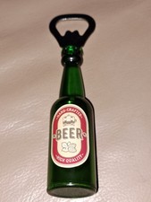 Beer Bier Magnet Flaschenöffner Flaschen Style Griff gebraucht
