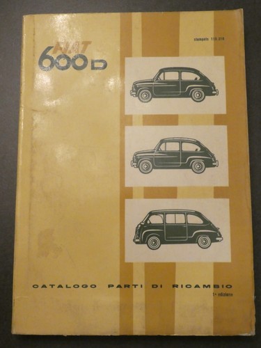 Fiat 600 ersatzteile katalog - fiat,